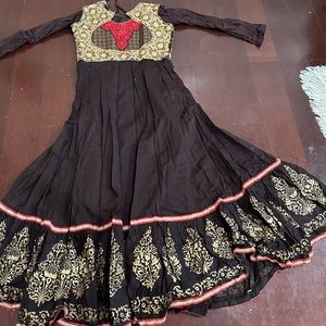Indian dress brown